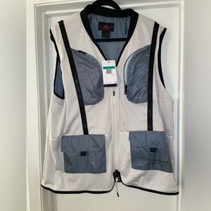 NIKE Air Jordan Utility Vest 23 Engineered Mens XLT Phantom Aviator Gray White